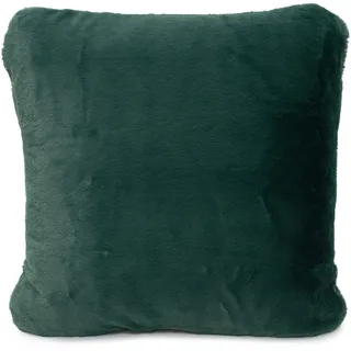 Gözze - Kuscheliger Kissenbezug, Merino Feeling, 50x50 cm - Dunkelgrün