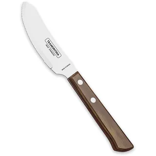 Tramontina Pizzamesser 10 cm Braun/Weiß Wellenschliff