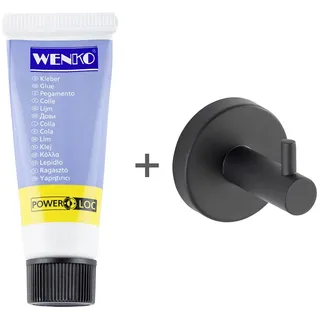 WENKO Wandhaken »Modell Bosio« inkl. Power-Loc® Kleber, für Bad und Haushalt, Befestigen ohne Bohren, bunt