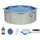 Stahlwandpool Komplett-Set rund 360 x 120 cm inkl. Sandfilteranlage, Reinigungsset, Boden-Schutzplane, Abdeckplane, Poolleiter