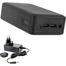 Bild von XT-27000 DC AO PA Powerbank 26800 mAh Li-Ion USB, USB-C®, DC-Buchse 3.5mm Schwarz