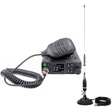 CB PNI Escort Radio HP 8900 ASQ, 12-24V + CB PNI S75 Antenne mit Magnetfuß