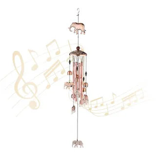 Relaxdays Windspiel , Metall , 11.5x90x11.5 cm , Dekoration, Gartendeko