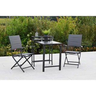 Merxx Florenz Set 3-tlg. 2 Klappsessel Balkonklappentisch