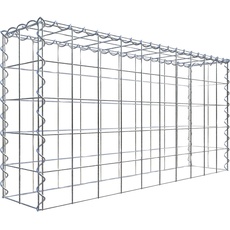 Bild von Gabione-Anbaukorb Typ 3 100 x 20 cm x 50 cm