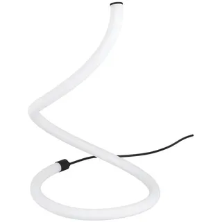 Eglo Tischleuchte , Schwarz, Weiß , Metall, Kunststoff , länglich , F , 30 cm , Kippschalter , Lampen & Leuchten, Innenbeleuchtung, Tischlampen, Tischlampen