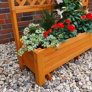 Promadino Rankkasten Romantica 120 x 38 cm Braun