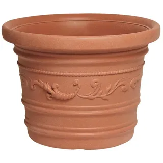 Saturnia 8093415 – Pflanzgefäß, rund Durchmesser 50 cm, terracotta, One Size