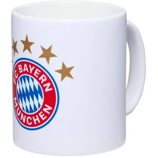 FC Bayern München | Tasse Logo| Weiß