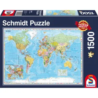 Schmidt Spiele Die Welt 1500 Teile Puzzle