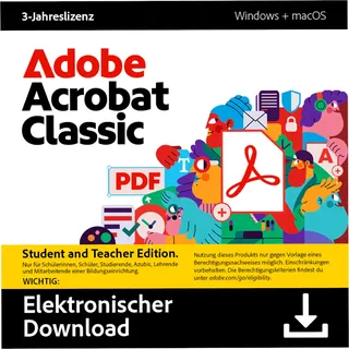 Adobe Acrobat Classic STE 3Y - [PC/MAC]