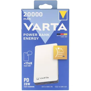 Varta Energy 20000 schwarz/weiß (57978-101-111)