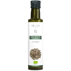 Essences Bulgaria Bio-Hanfsamenöl Kaltgepresst 250ml | 100% Naturrein | Nativ | Aus Eigenem Familienunternehmen | Extra-Premium-Qualität | Ohne Konservierungsstoffe | Ohne Gentechnik | Vegan