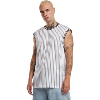 Urban Classics Herren Tank Top Striped Mesh Tanktop, gestreiftes Tank Top für Männer, Regular Fit, Polyester-Mesh, erhältlich in Größen S - 5XL