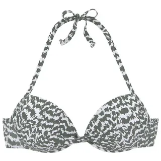 LASCANA Push-Up-Bikini-Top »Sansa« mit gedrehter-Optik, grün