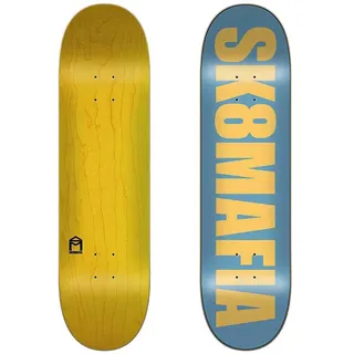 Jart OG Logo Matt Blue 8.25"x32" Sk8mafia Deck Skateboard, Erwachsene, Unisex, Mehrfarbig (Mehrfarbig), Einheitsgröße