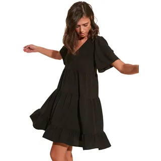 TRENDYOL Damen Wide Cut Dress, Schwarz, 40 EU