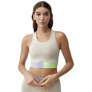 Born Living Yoga Kalinda Sport-top Mit Mittlerer Bis Hoher Unterstützung - Tan - L
