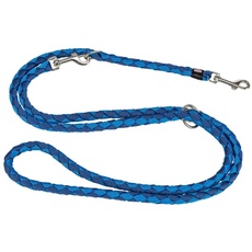 TRIXIE Hundeleine Cavo V-Leine L–XL, 2,00 m ø 18 mm in indigo/royalblau - verstellbare Leine für Outdooraktivitäten - für große bis sehr große Hunde - 143613
