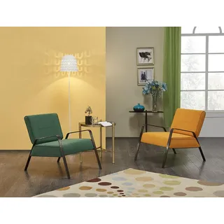 Design Couch Sofa Sitzer Leder Lounge Club Polster Luxus Ohren Sitz Relax Sessel - Grün