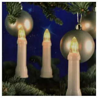 Hi LED Weihnachtsbaumbeleuchtung 30er außen warmweiß 11,6m Lichterkette 76610