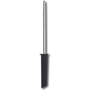 Victorinox Swiss Modern Abziehstahl, 23 cm, Mittelfeinzug, Rund, bis zu 65 HRC, Schwarz