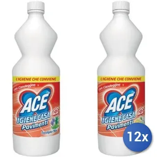 12x Bundle Ace Fußböden 1000 Ml. Bleichmittel Eukalyptus