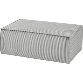 Home Affaire Hocker SHERWOOD Polyester 102 x 42 x 69 cm Grau/Silber