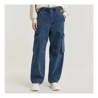 G-Star für Damen. D25321-D759-G851 Blaue Cocoon-Hose (31/34), Lässig, Baumwolle, Denim