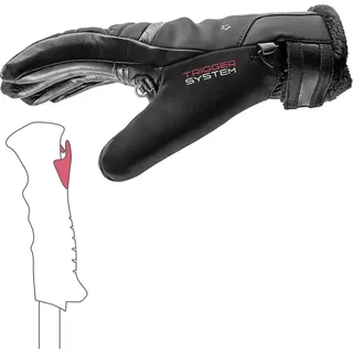 Leki Snowfox 3D Damen Handschuhe Schwarz 8