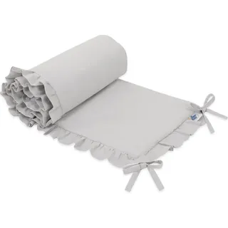 Babywaage Feder – Bedumper – antiallergisch, Universität für 120 x 60 und 140 x 70 Ledicans - Grau