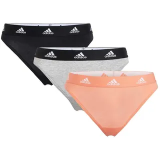 adidas Sportswear Tanga »"Sport Active Comfort Cotton"«, (3er Pack), mit Real Cool Cotton-Technologie, bunt