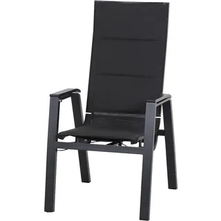 Siena Garden Milano Gartensessel 59 x 73 x 110 cm grau/silber