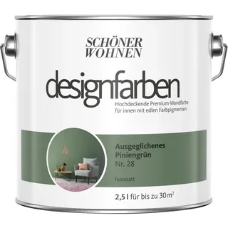Designfarben 2,5 l ausgeglichenes piniengrün