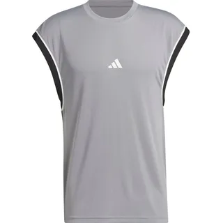 adidas Adidas Basketball ALL World Sleeveless Tank grey three-black (AA2T) S