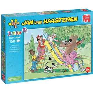 JUMBO Spiele Jan van Haasteren Junior - Die glatte Rutsche (150 Stück)