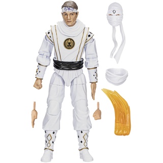 Hasbro - Power Rangers X Cobra Kai Lightning Collection Morphed Daniel LaRusso White Crane Ranger