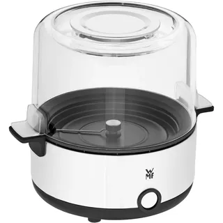 WMF Küchenminis Popcornmaschine Popcorn Maker, beschichtete Heizplatte, Deckel als Servierschale, Butterschmelzöffung, Popkorn mit Zucker und Salz, platzsparend, edelstahl