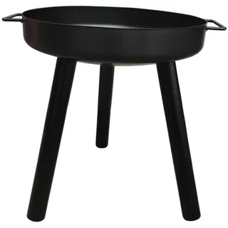 Westerholt Feuerschale höhenverstellbar, Feuerstelle aus Stahl Ø57cm schwarz