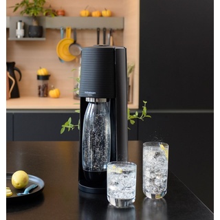 Sodastream Terra black + PET-Flasche 1 l + Zylinder