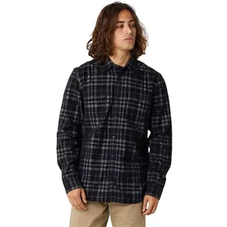 Rip Curl Swc Cord Plaid Langarmhemd - Washed Black - M