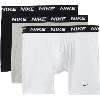 Nike Herren-Boxershorts aus Baumwolle, Stretch, mit Eingriff (3er-Pack)