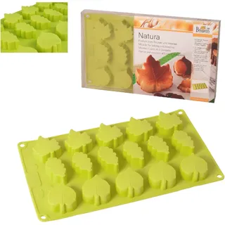 Birkmann Backform Silikon Monoportion Natur A Foglie 15 Stück
