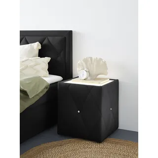 Home Affaire Nachtschrank Alfie 50 x 50 x 53 cm Schwarz