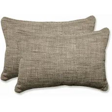Pillow Perfect Remi-Patina Übergroßes Lendenkissen, 100% Polyester, grau, 24.5" x 16.5"