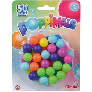 Poppimals Elefant Ballkanone Nachfüllpackung, 50 Bälle, ab 3 Jahren