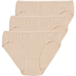 Minislip SPEIDEL "Softfeeling", Damen, Gr. 40, beige (natur), Obermaterial: 46% Baumwolle, 46% Modal, 8% Elasthan, unifarben, körpernah, Unterhosen Minislip, atmungsaktiv, basic, elastisch, bequem, Baumwollmix