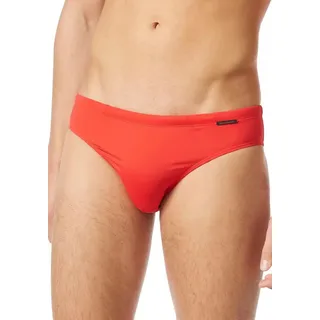 bruno banani Badeslip »Mini Wave Line 2.0 Swim«, mit seitlicher Logoprägung Bruno Banani rot