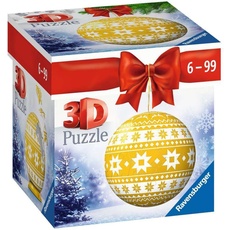 Bild Puzzle 3D Puzzle-Ball Weihnachtskugel Norweger Muster (11269)