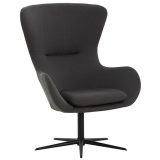 SalesFever Sessel, Höhe: 99 cm, dunkelgrau/schwarz